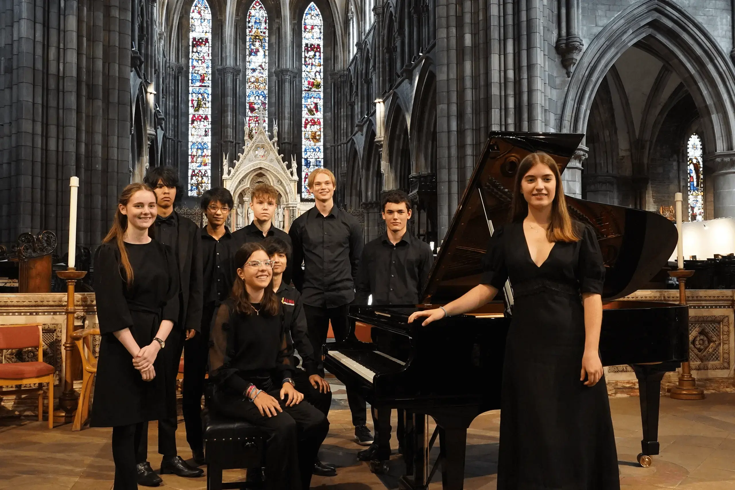 St Mary's Music School Piano Summer School pupils