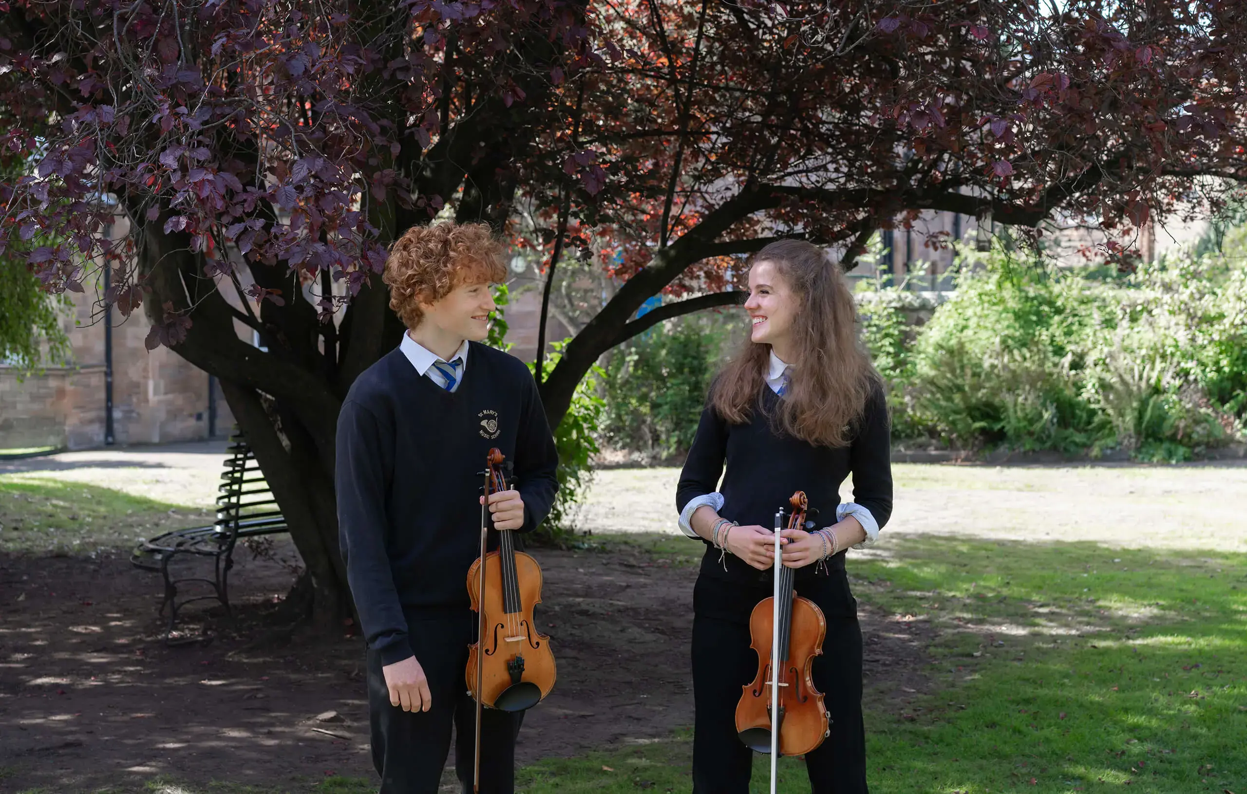 St Mary's Music School string pupils