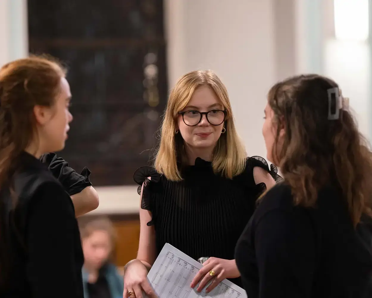 Pupils at a performance at St Mary's Music School, Edinburgh