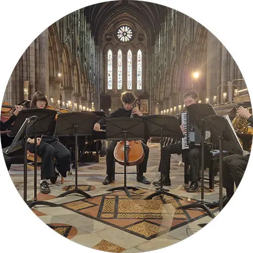 St. Mary's Music School pupil ensemble plays in Cathedral