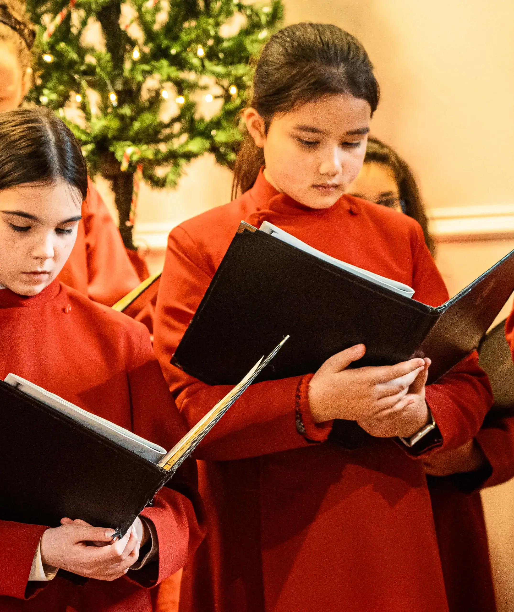 St Mary's Episcopal Cathedral choristers performing